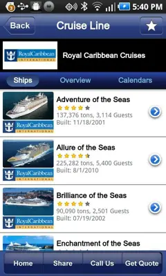 Cruise Finder android App screenshot 3